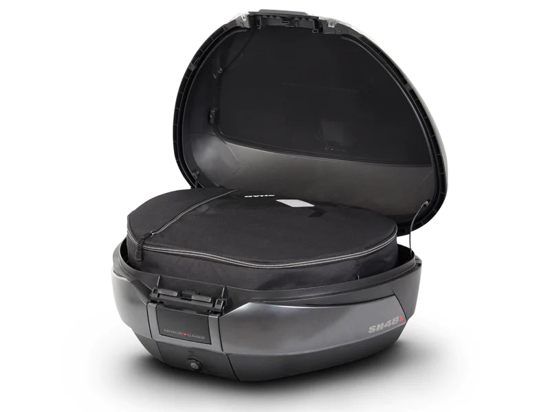 Sh48 Top Case Blk/Carbon 48 L Bonus Back Rest/Carbon Panel