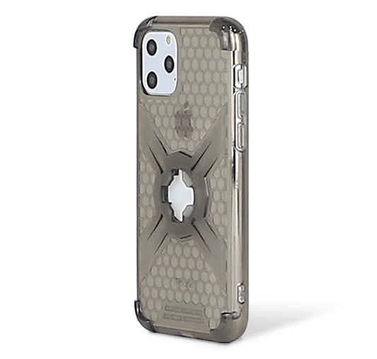 I Phone 11 Pro X Guard Case Clear Grey + Infinity Mount - Bikerr