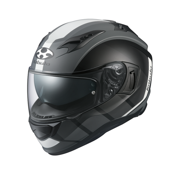 Hikari Jm Matt Black White Helmet - Bikerr