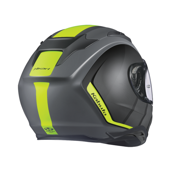 Hikari Jm Matt Black Fluro Helmet - Bikerr