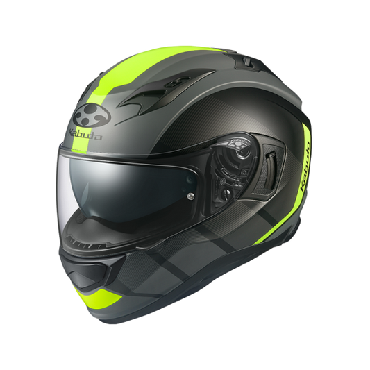 Hikari Jm Matt Black Fluro Helmet - Bikerr
