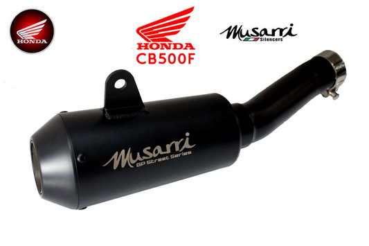 Honda CB500F / X 2013-2015 - Musarri Street Series GP Slip-on Exhaust - Bikerr