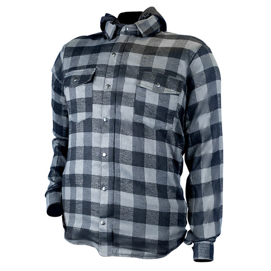 “Hunter” Hoodie Black/Grey - Bikerr