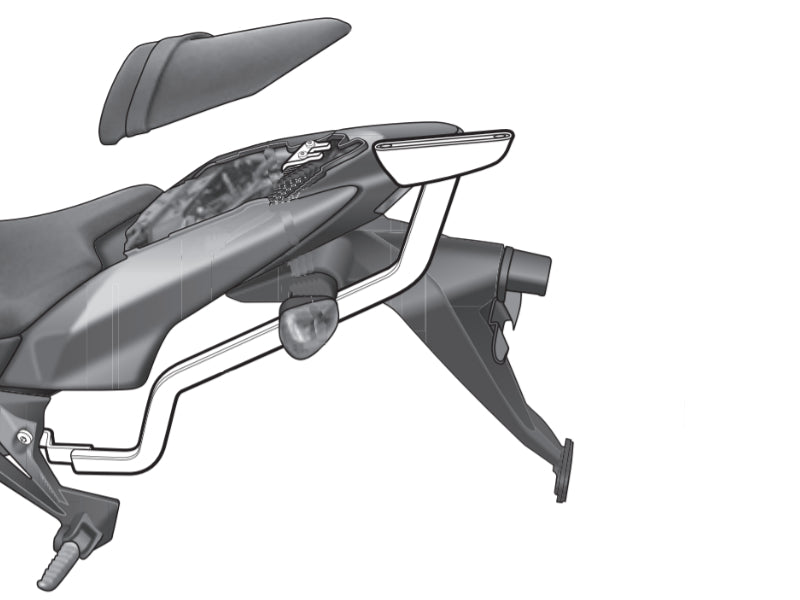 Top Case Mount Kaw Z750 07 12