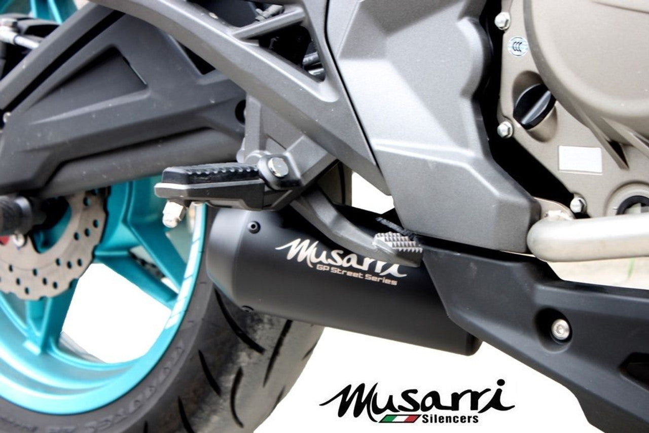Kawasaki ER6 2005-2011 - Musarri Street Series GP Slip-on Exhaust - Bikerr