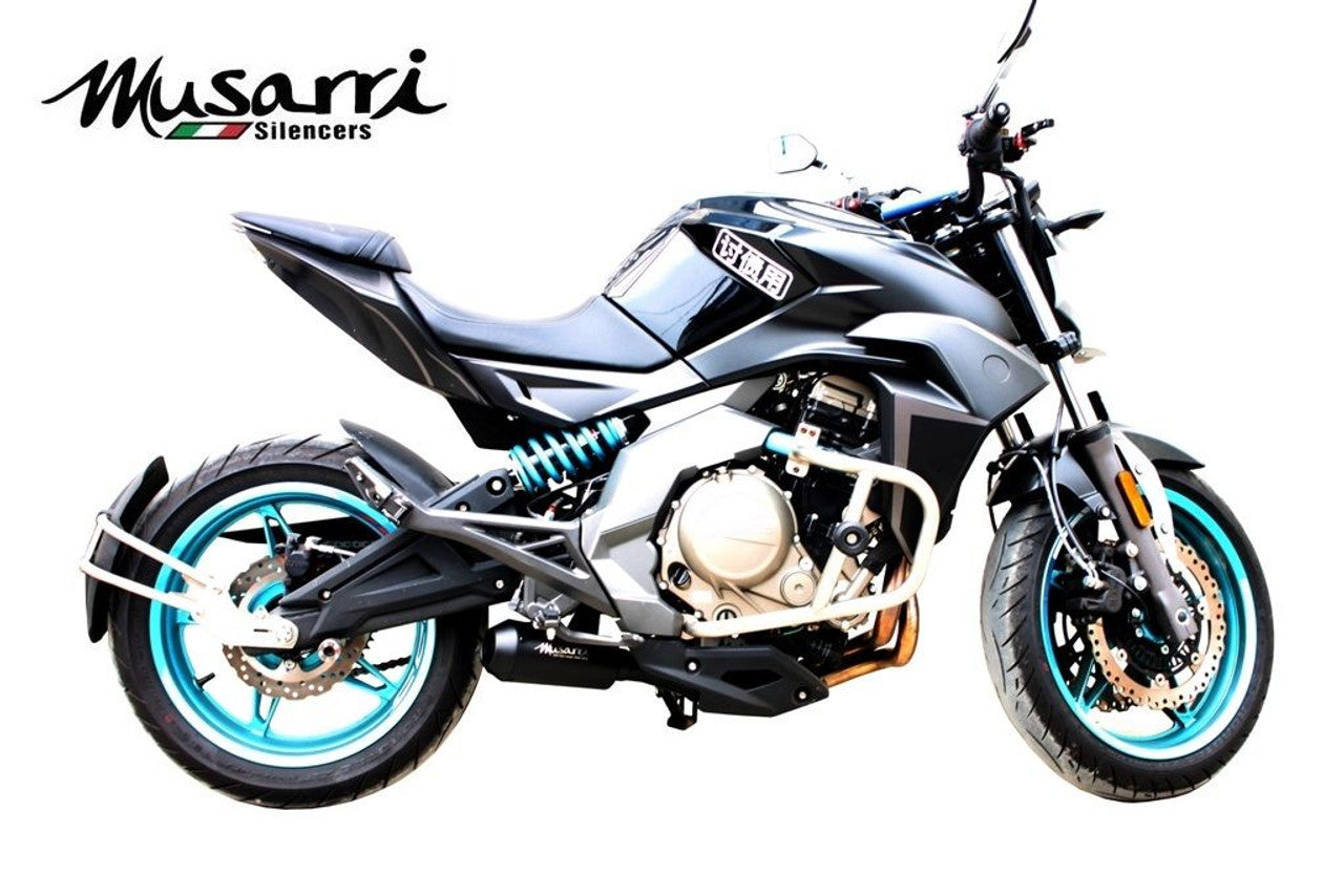 Kawasaki ER6 2005-2011 - Musarri Street Series GP Slip-on Exhaust - Bikerr