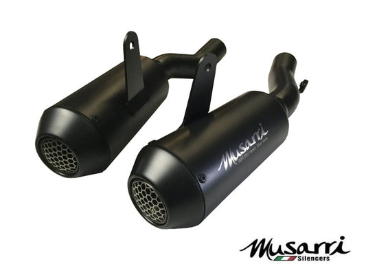 Kawasaki Z1000/SX/R 2010-2019 - Musarri Street Series GP Slip-on Exhaust/s - Bikerr