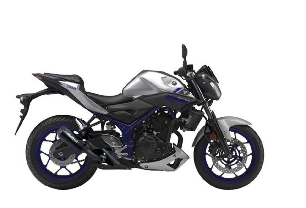 Yamaha MT03 321 2015-2021- Musarri Street Series GP Slip-on Exhaust - Bikerr