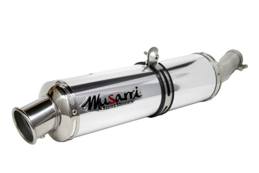 CB-400 S / F SuperFour 2008-2016 Musarri Slip-on Exhaust - Polished Aluminium - Bikerr