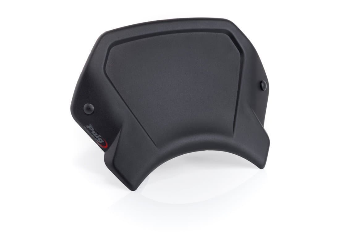 Puig Fly Screen | (Aluminium) Matte Black | Ducati Scrambler Desert Sled 2017>2020 - Bikerr