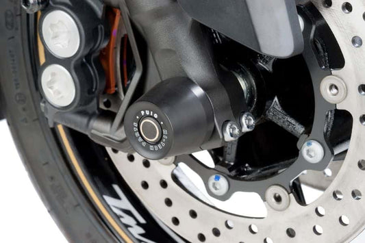 Puig Fork Protectors | Black | Ducati Monster 696 2008>2014 - Bikerr