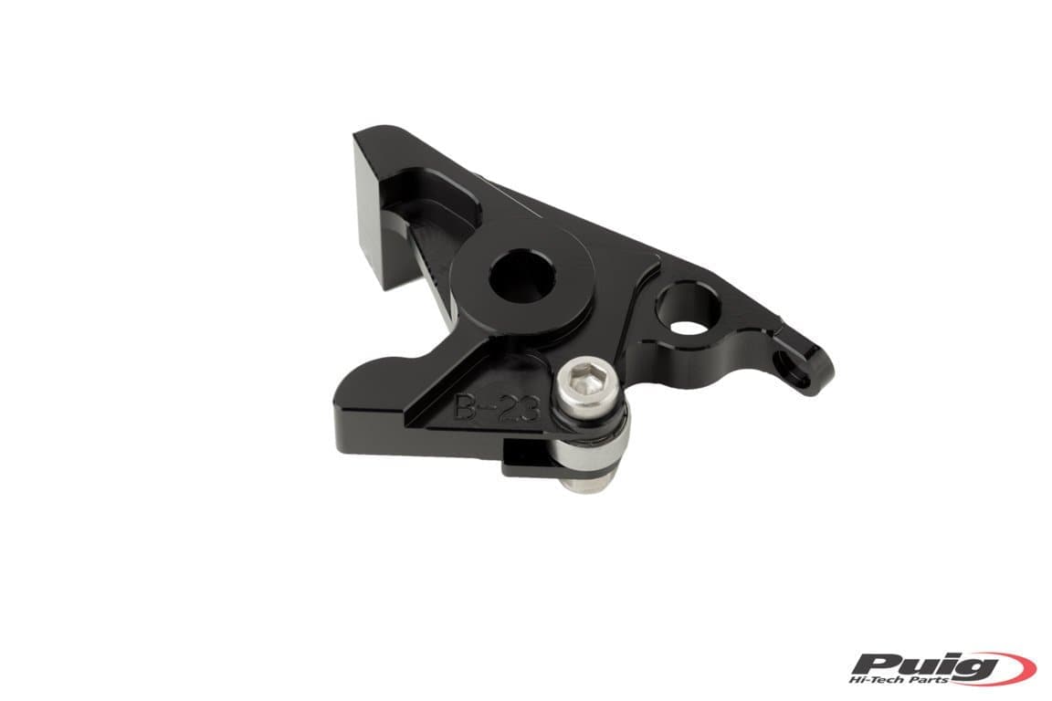 Puig Front Brake Lever Adaptor | Black | Honda CBR 1000 RR 2004>2007 - Bikerr