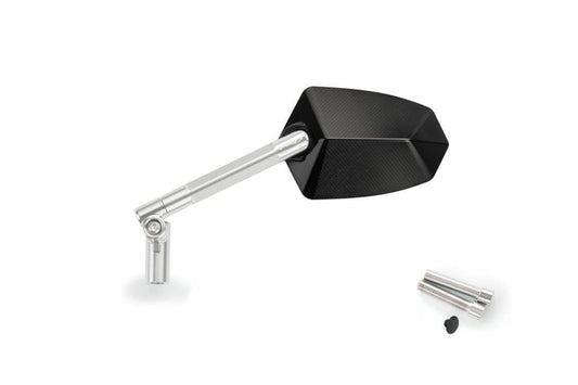 Puig GT.1 Mirror Left | Aluminium/Black - Bikerr
