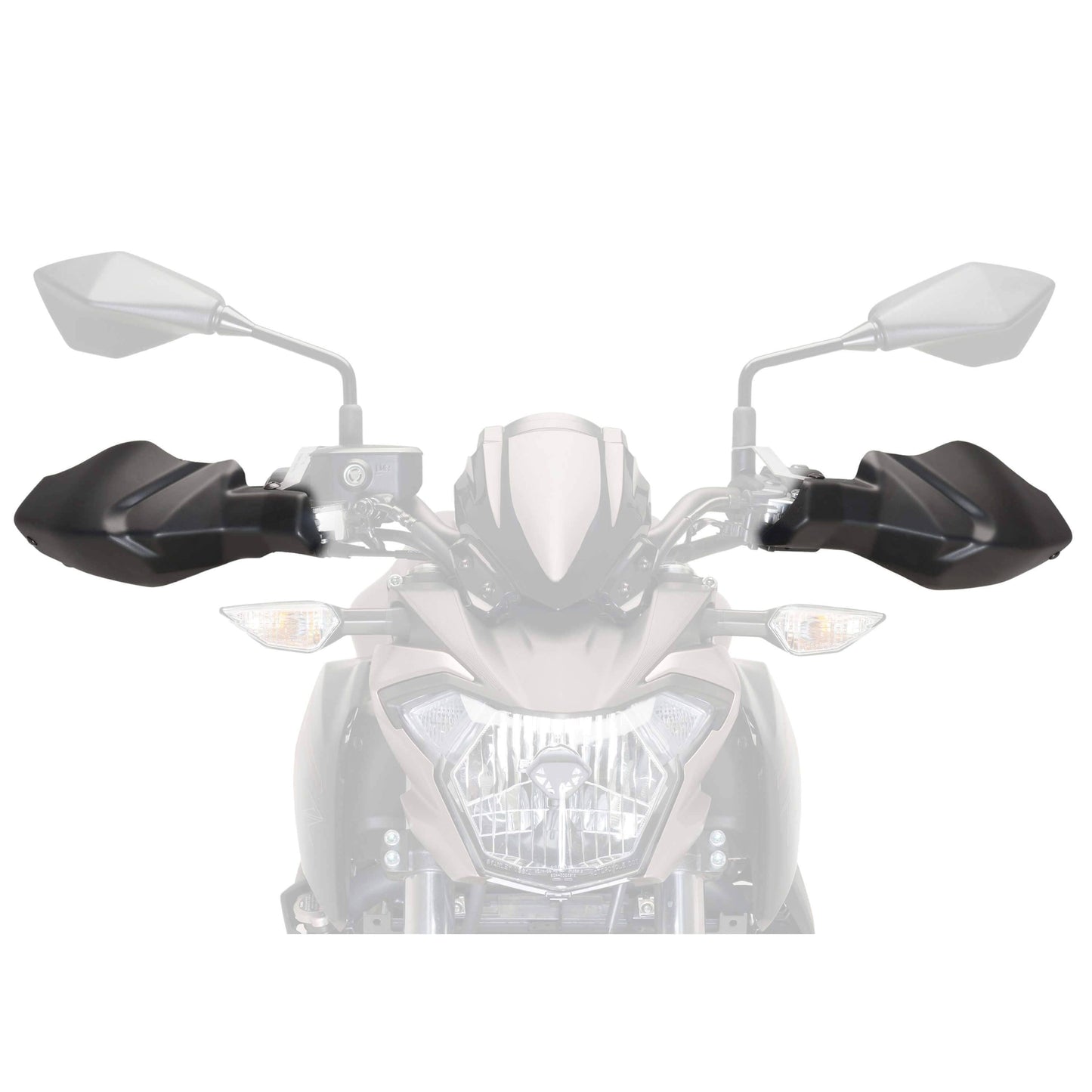 Puig Handguards | Matte Black | Kawasaki Z 650 2017>2019 - Bikerr