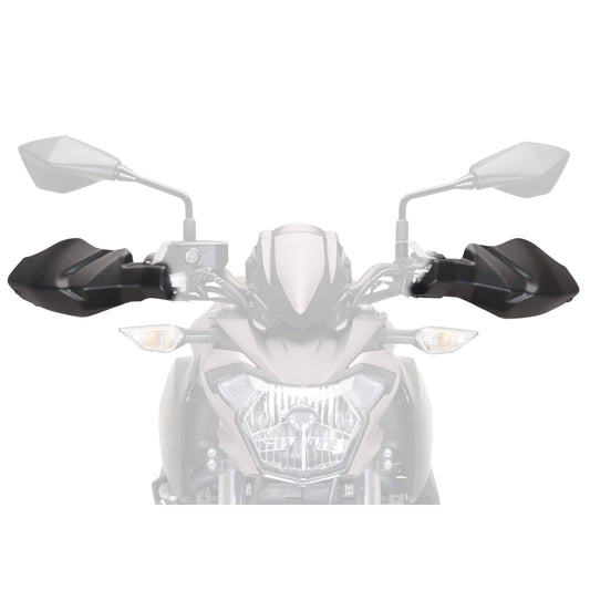 Puig Handguards | Matte Black | Kawasaki Z 650 2017>2019 - Bikerr
