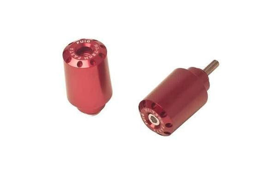 Puig Hi-Tech Long Bar Ends | Red Anodized Aluminium | Suzuki TL 1000 R 1998>1999 - Bikerr