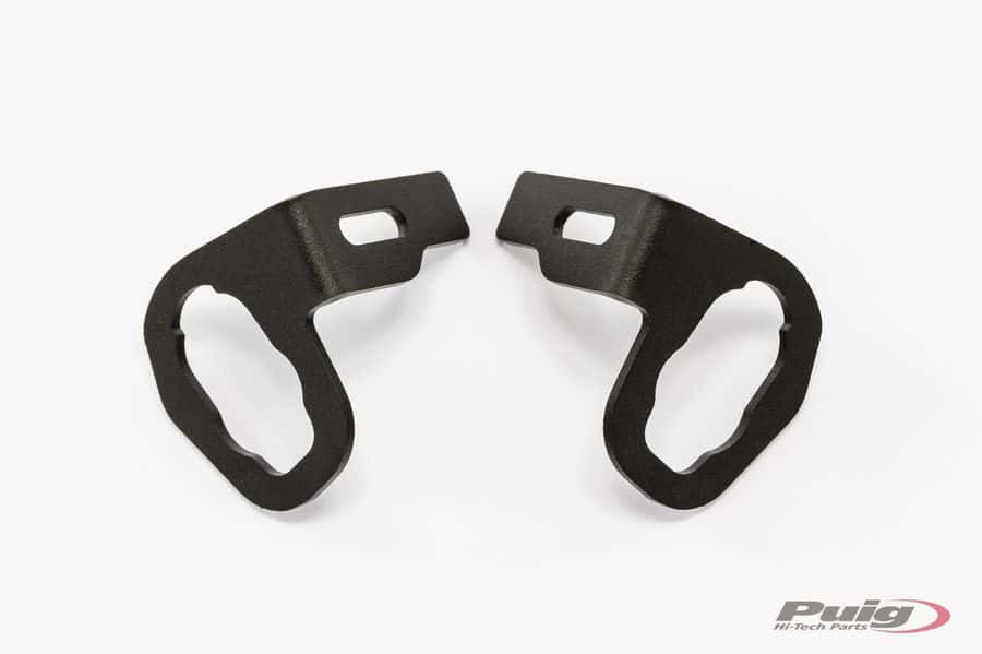 Puig Original Indicator Supports | Black | Kawasaki Ninja 650 2017>2019 - Bikerr