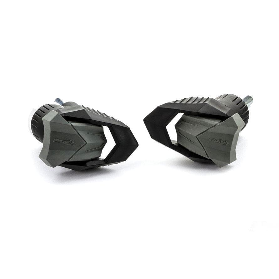 Puig R19 Frame Sliders | Black | Aprilia Shiver 750 GT 2008>2014 - Bikerr