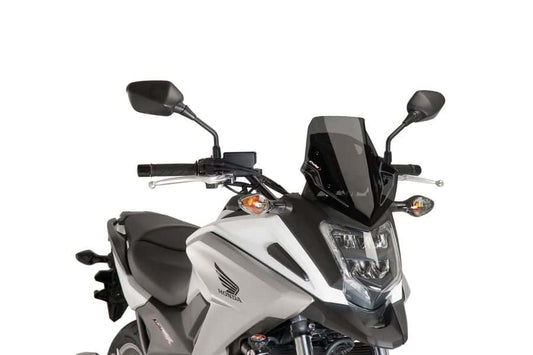 Puig Racing Screen | Dark Smoke | Honda NC 750 X 2016>2020 - Bikerr