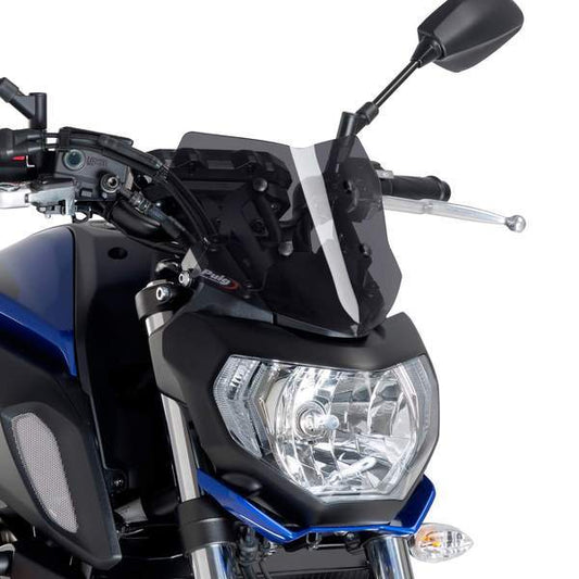 Puig Racing Screen | Dark Smoke | Yamaha MT-07 2018>2020 - Bikerr