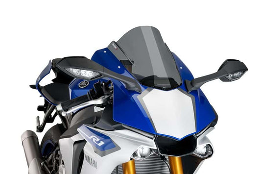 Puig Racing Screen | Dark Smoke | Yamaha YZF-R1 2015>2019 - Bikerr