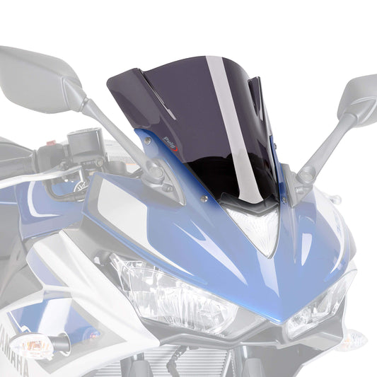 Puig Racing Screen | Dark Smoke | Yamaha YZF-R3 2015>2018 - Bikerr