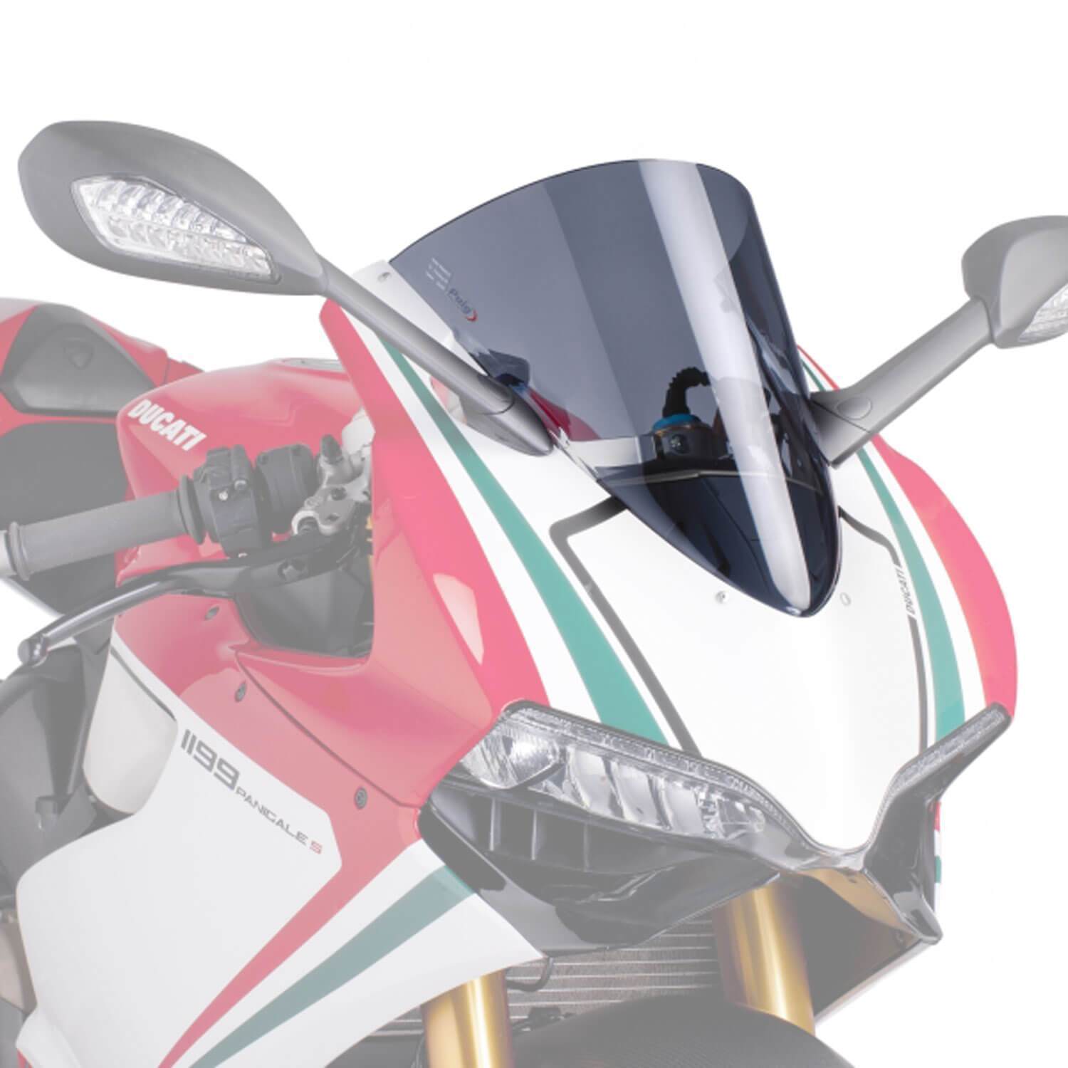 Puig Racing Screen | Light Smoke | Ducati 1199 Superleggera 2014>2014 - Bikerr