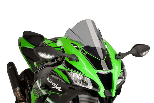 Puig Racing Screen | Light Smoke | Kawasaki ZX10-R 2016>2020 - Bikerr
