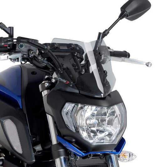 Puig Racing Screen | Light Smoke | Yamaha MT-07 2018>2020 - Bikerr