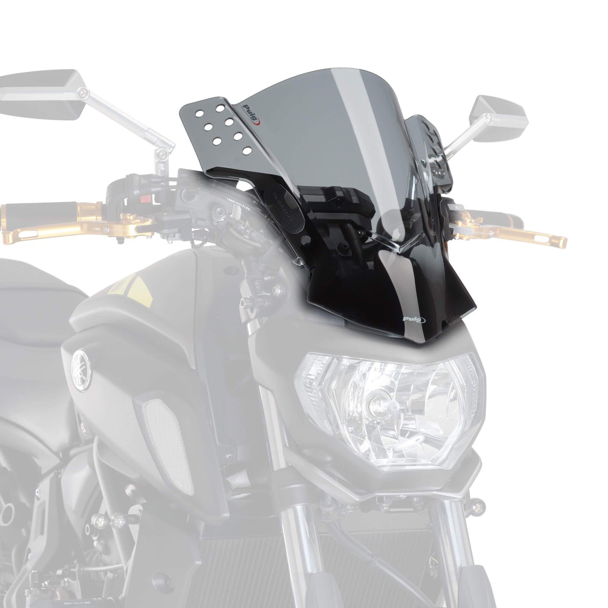 Puig Rafale Screen | Light Smoke | Ducati Hypermotard 796 2010>2013 - Bikerr