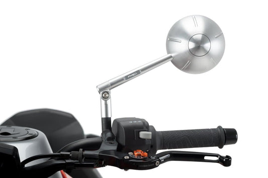 Puig Retro Mirror Left | Aluminium - Bikerr