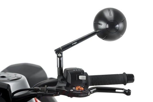 Puig Retro Mirror Left | Black - Bikerr