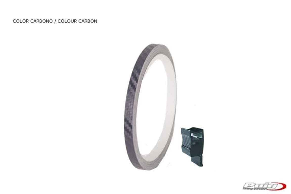 Puig Rim Tape with Applicator | Carbon Look - Bikerr