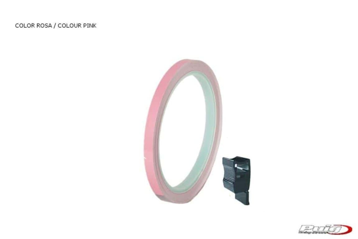 Puig Rim Tape with Applicator | Pink - Bikerr