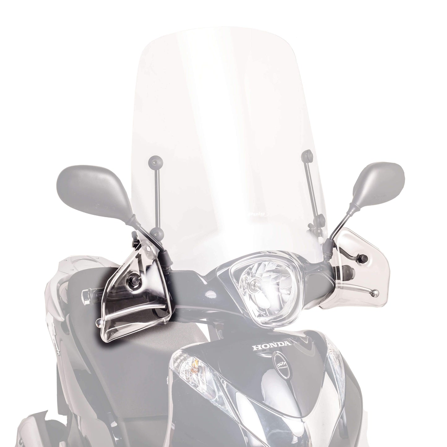 Puig Scooter Handguard Covers | Clear - Bikerr