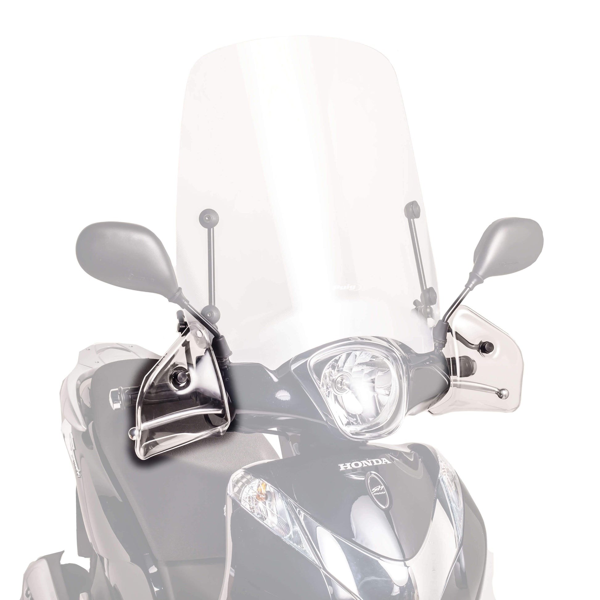 Puig Scooter Handguard Covers | Clear - Bikerr