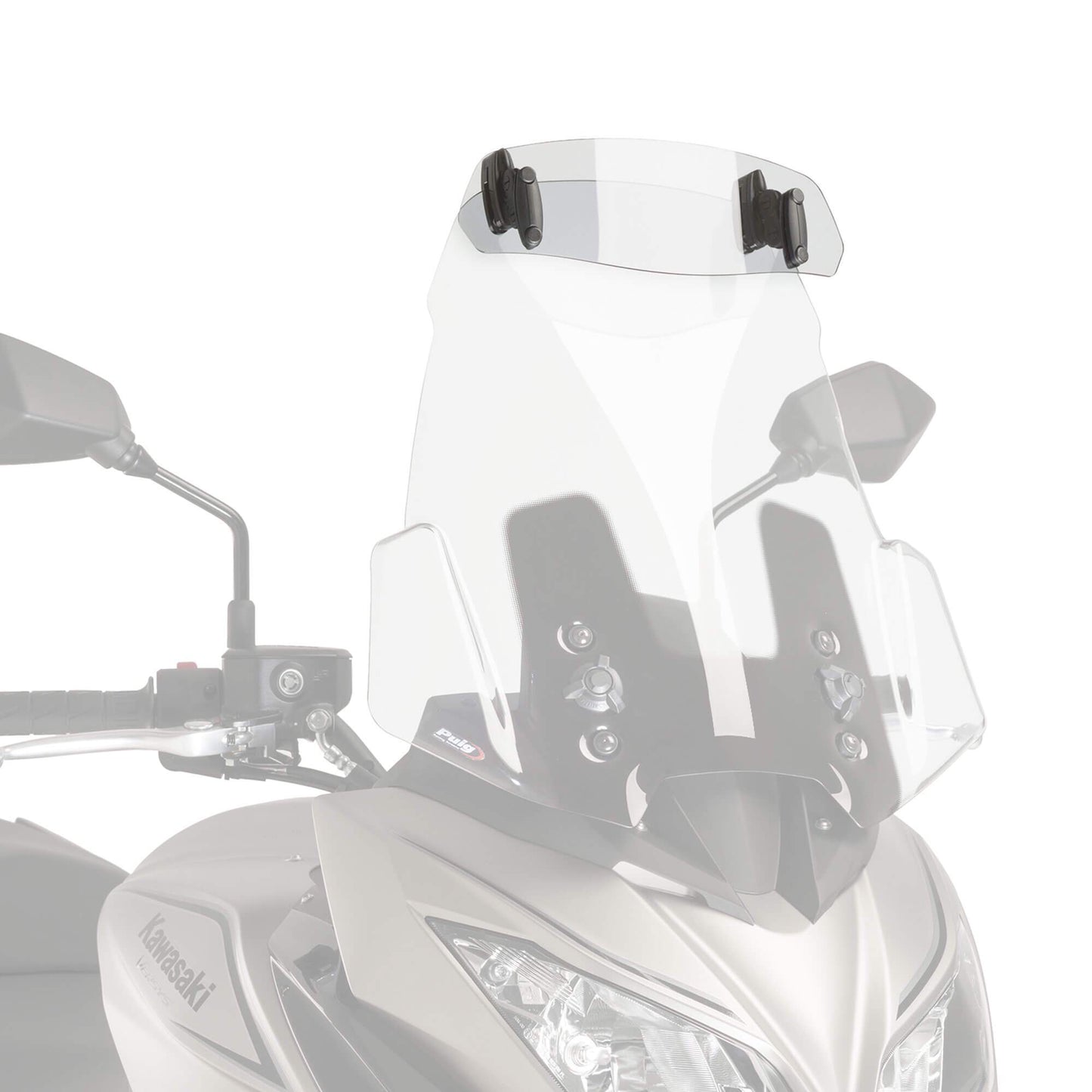 Puig Screen Deflector (Clip On for Puig Touring Screen) | Clear | - Bikerr
