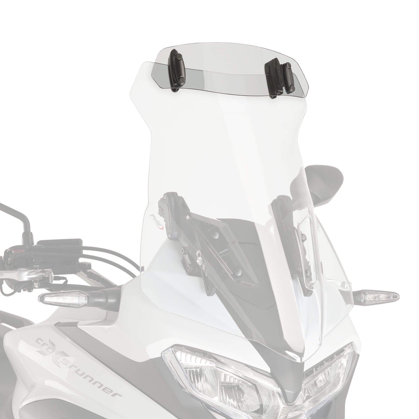 Puig Screen Deflector (Clip On for Puig Touring Screen) | Clear | - Bikerr