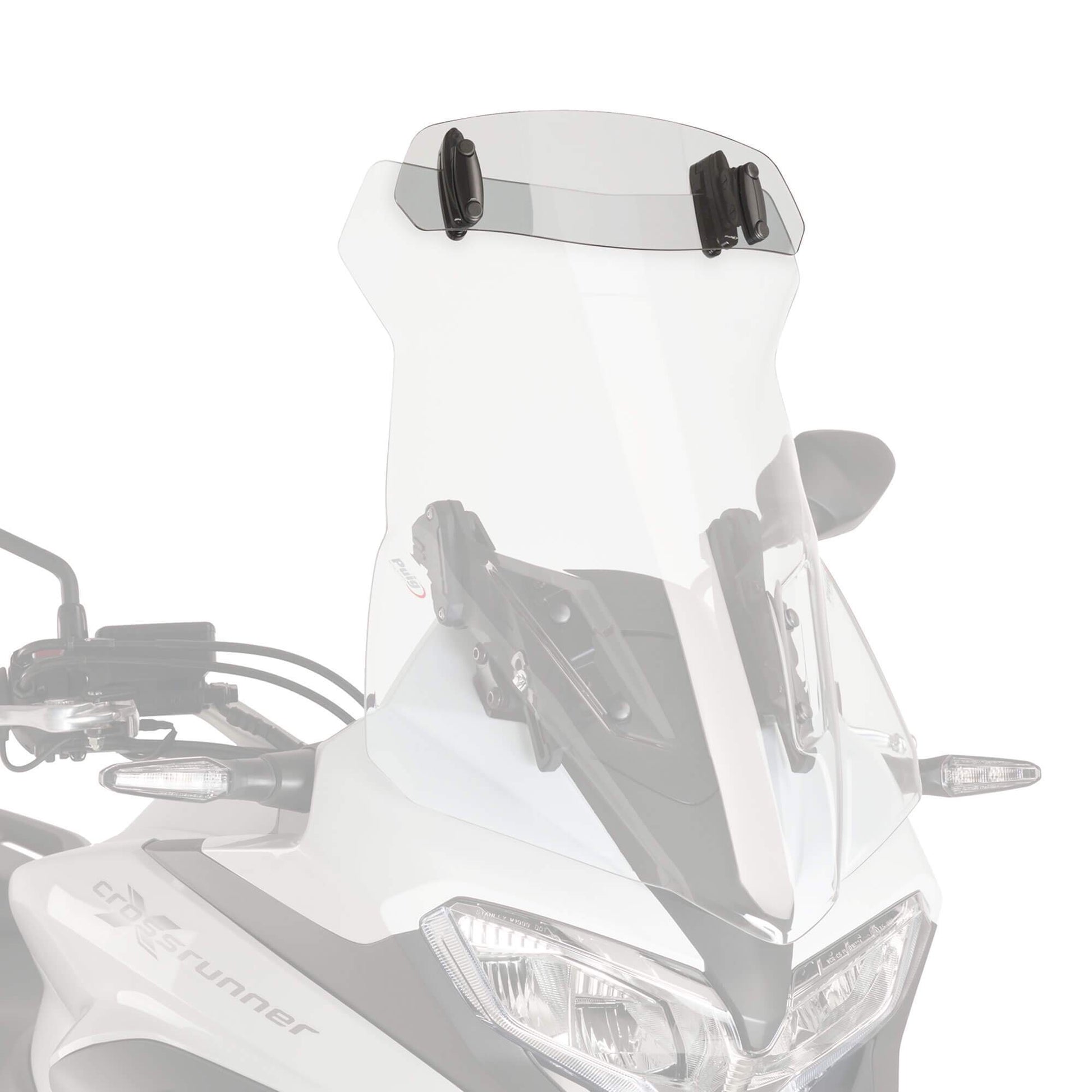 Puig Screen Deflector (Clip On for Puig Touring Screen) | Clear | - Bikerr