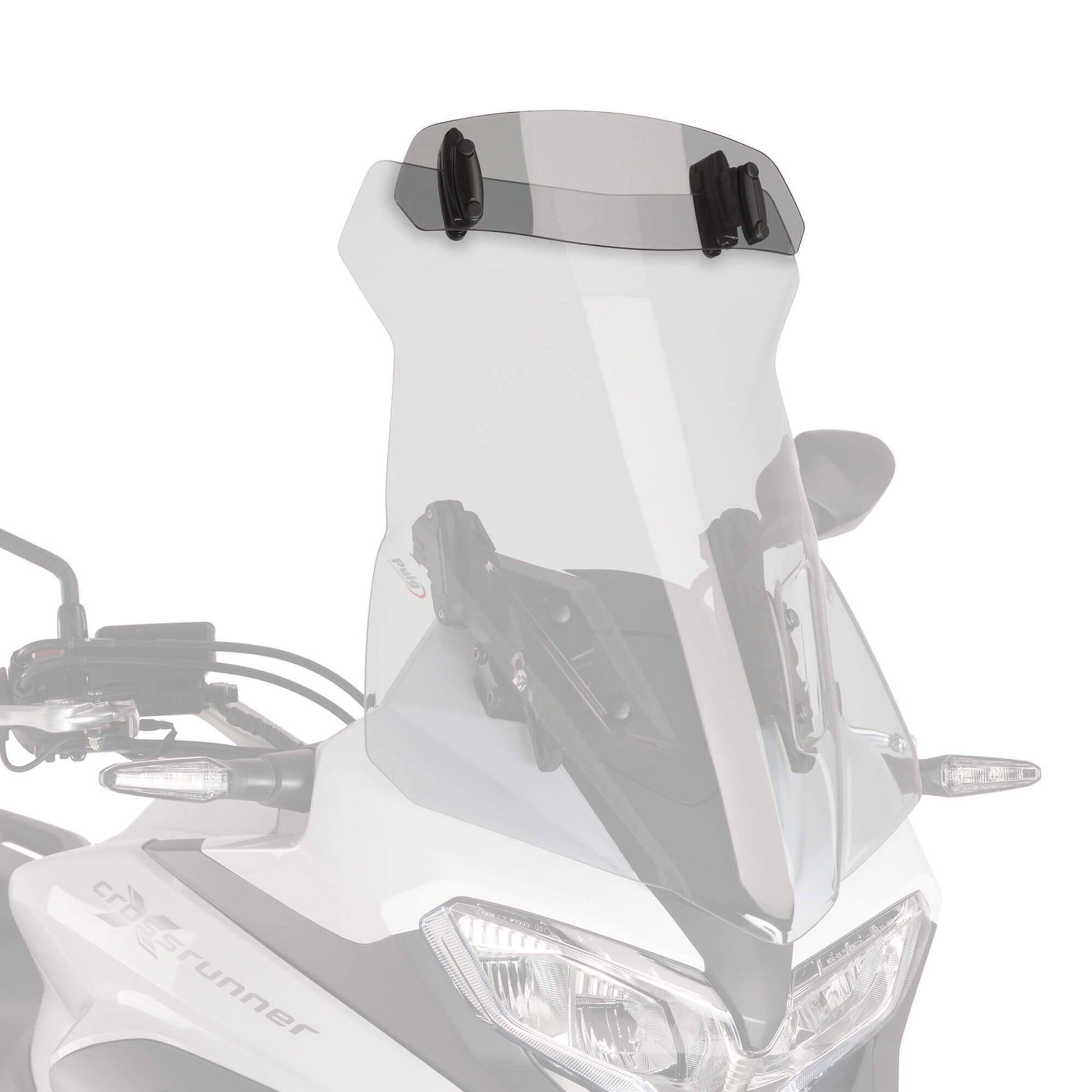 Puig Screen Deflector (Clip On for Puig Touring Screen) | Light Smoke | Yamaha Tracer 900 GT 2018>2020 - Bikerr