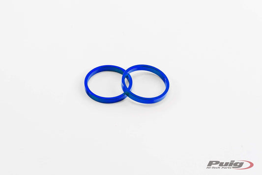 Puig Short Bar Ends Replacement Rings | Blue - Bikerr