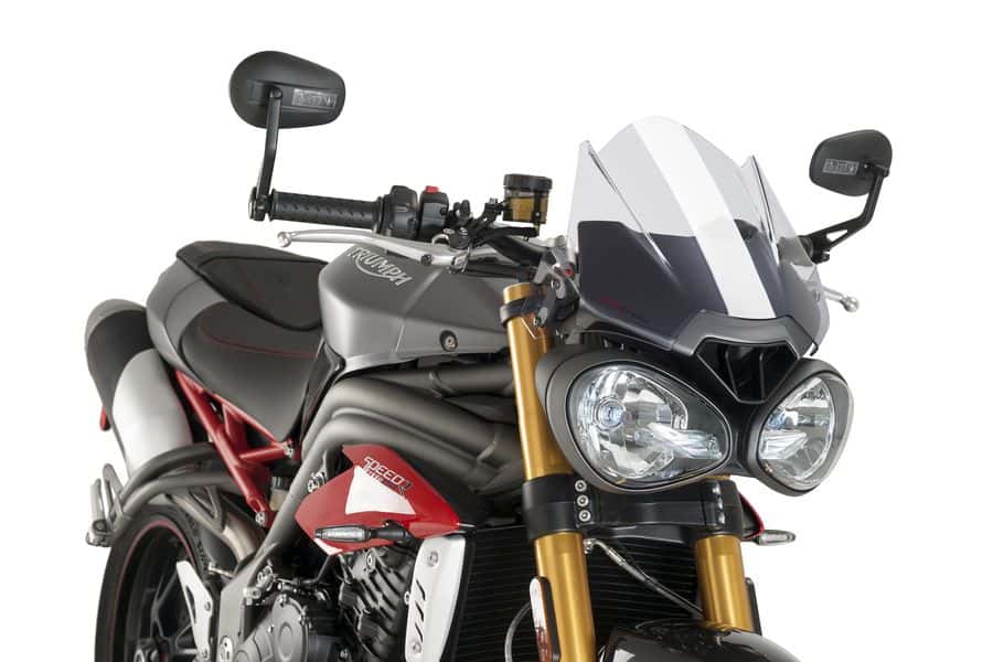 Puig Sport Screen | Clear | Triumph Speed Triple 1050 R 2016>2018 - Bikerr