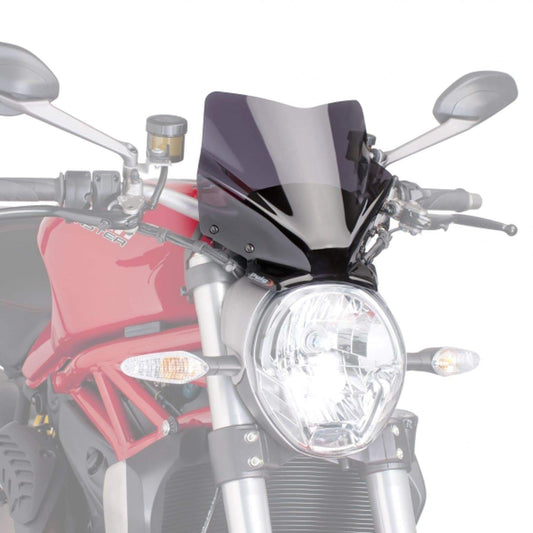 Puig Sport Screen | Dark Smoke | Ducati Monster 821 2014>2018 - Bikerr