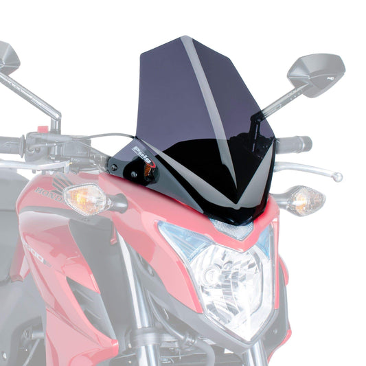 Puig Sport Screen | Dark Smoke | Honda CB 500 F 2013>2015 - Bikerr