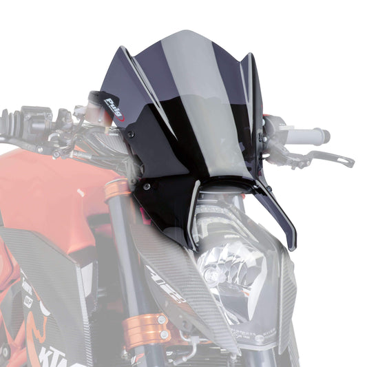 Puig Sport Screen | Dark Smoke | KTM 1290 Superduke R 2014>2016 - Bikerr