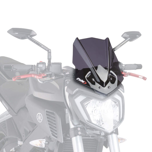 Puig Sport Screen | Dark Smoke | Yamaha MT-125 2014>2019 - Bikerr