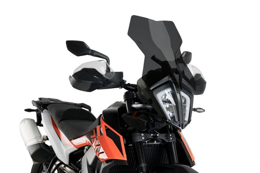 Puig Touring Screen | Dark Smoke | KTM 790 Adventure 2019>2021 - Bikerr