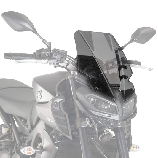 Puig Touring Screen | Dark Smoke | Yamaha MT-09 2017>2020 - Bikerr