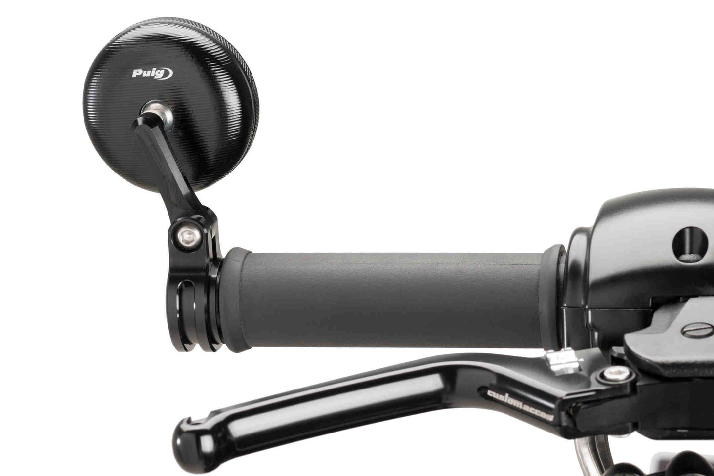 Puig Tracker Bar End Mirror | Black - Bikerr
