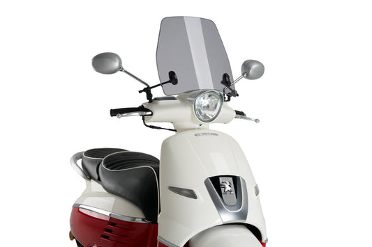 Puig Trafic Screen | Light Smoke | Peugeot Django 2016>2020 - Bikerr